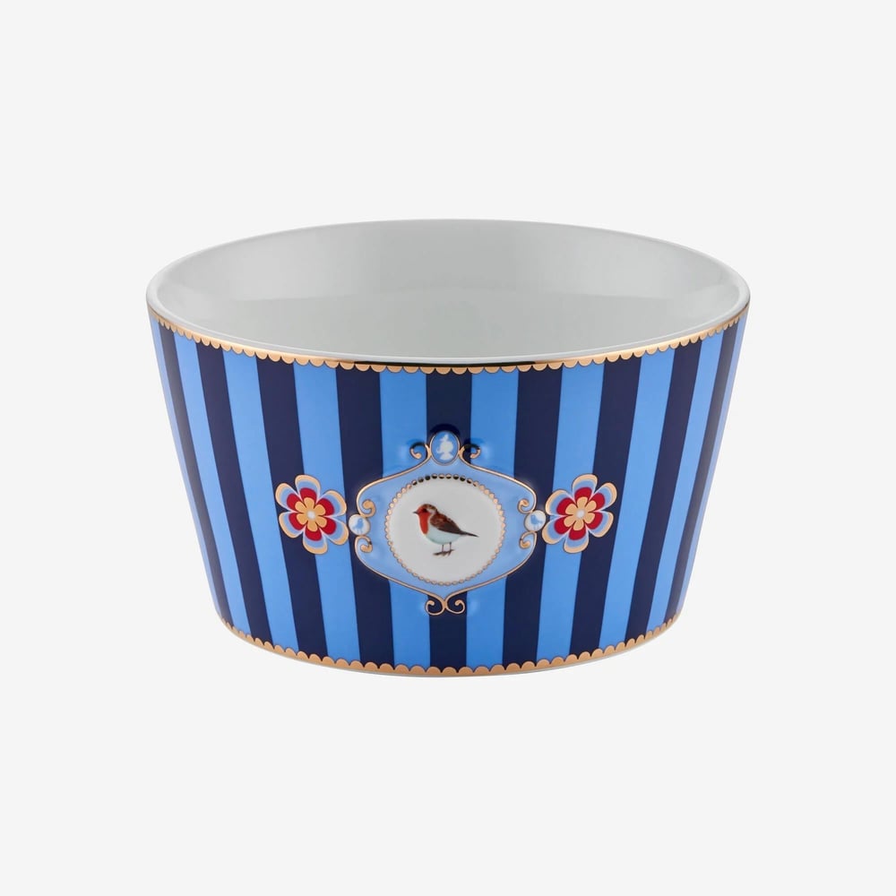 Pip Studio Mavi Porselen Kase 15 Cm Love Birds Collection