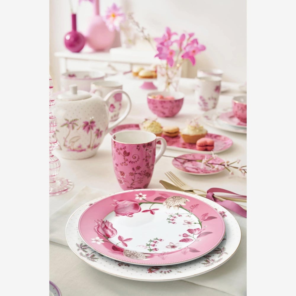 Pip Studio Pembe Porselen Servis Tabağı 33 Cm Jolie Collection