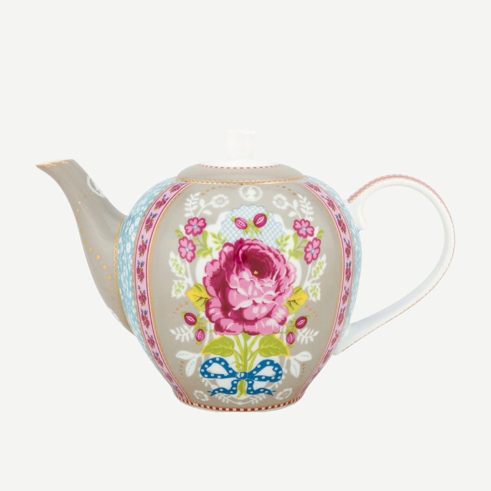 PIP STUDIO Pip Cicek Desenli  Haki Demlik