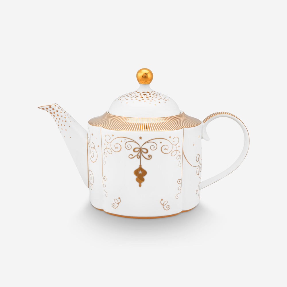 PIP STUDIO Royal Altın / Beyaz   Demlik 1650 ml