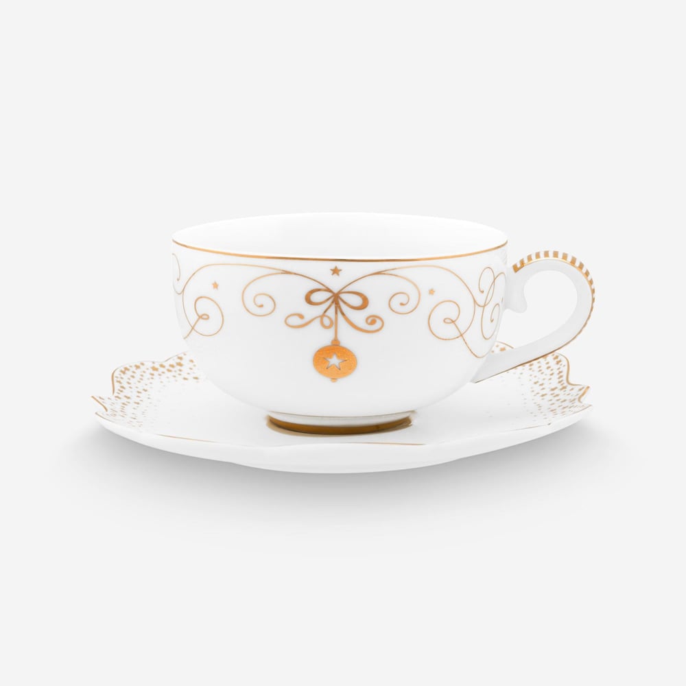 PIP STUDIO Royal Altın / Beyaz  Kahve Fincanı 125 ml