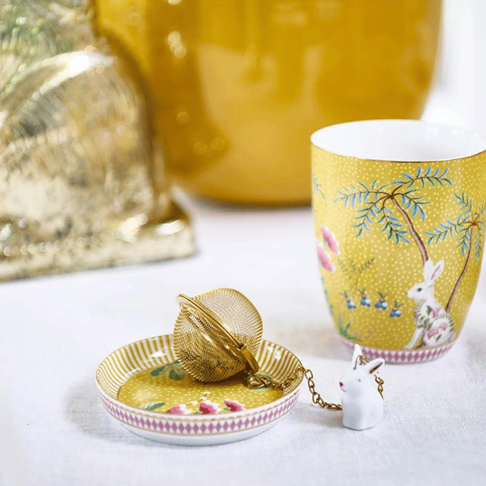 Pip Studio Sarı Porselen Çay Tabağı 9 Cm La Majorelle Collection