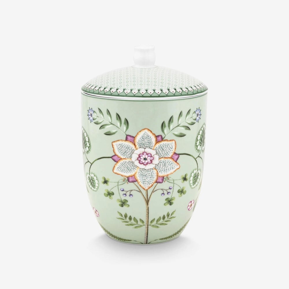 Pip Studio Yeşil Porselen Küp 1500 Ml Lily & Lotus Collection