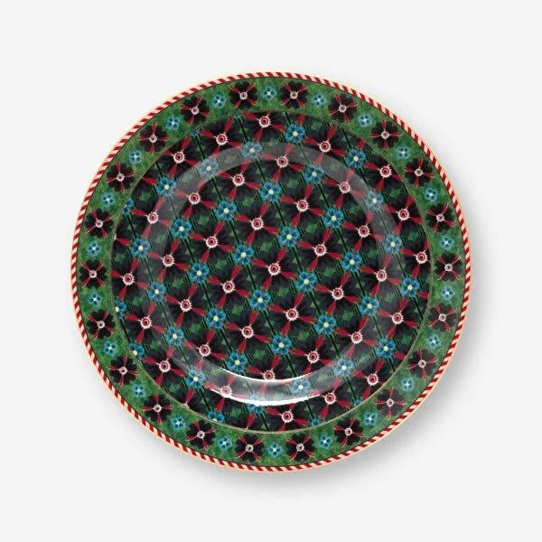 PIP STUDIO Yeşil Porselen Petit Four Tabağı 12 Cm Berry Blues