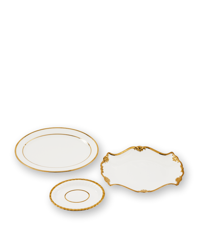 Pols Potten Golden Finds Serving Set