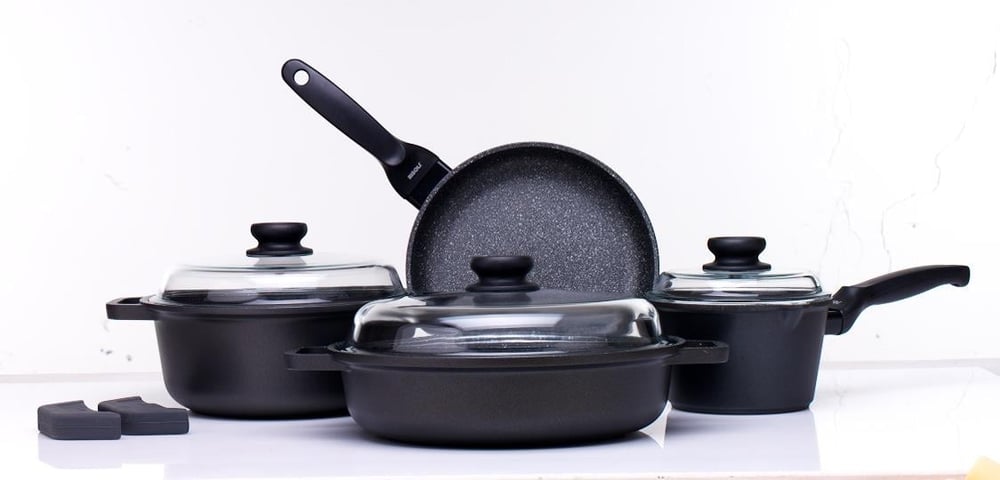 Risoli Black Plus 9 Prç Tencere Seti