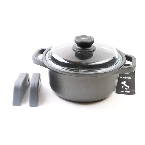 Risoli Black Plus Döküm Basık Tenc 28 Cm