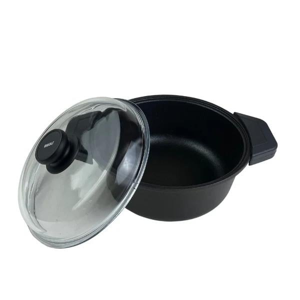 Risoli Black Plus Döküm Basık Tenc 28 Cm
