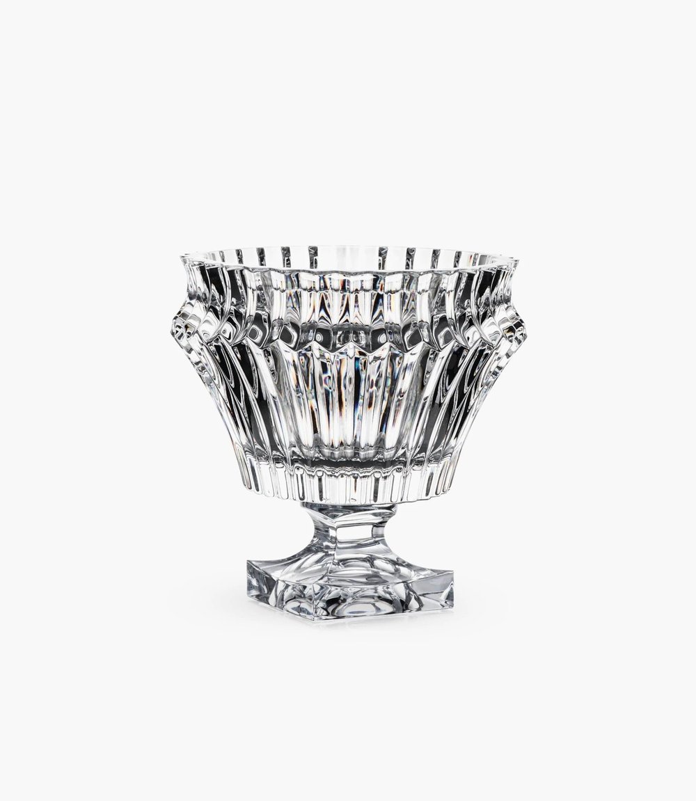 Rogaska Bowl 23cm+leg B Crown Jewel