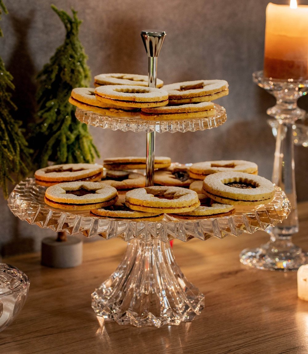 Rogaska Etagere - 2-part Crown Jewel