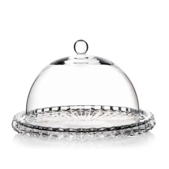 Rogaska Platter 18 Cm Wıth Cover Crown Jewel