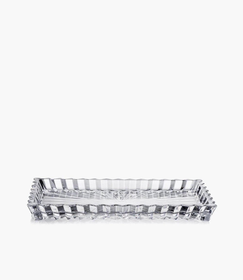 Rogaska Rect.platter 35*19 Cm Crown Jewel