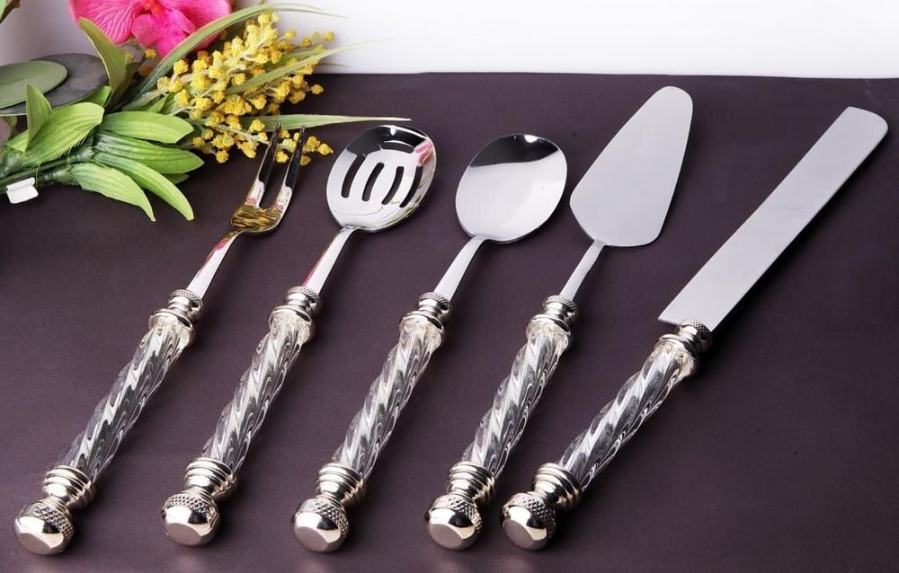 RYK CAM 5 PRÇ SERVİS SETİ GÜMÜŞ