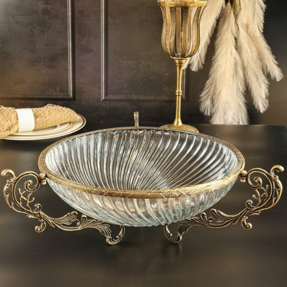 Ryk Yuvarlak 30 Cm Kulplu Salata Kasesi