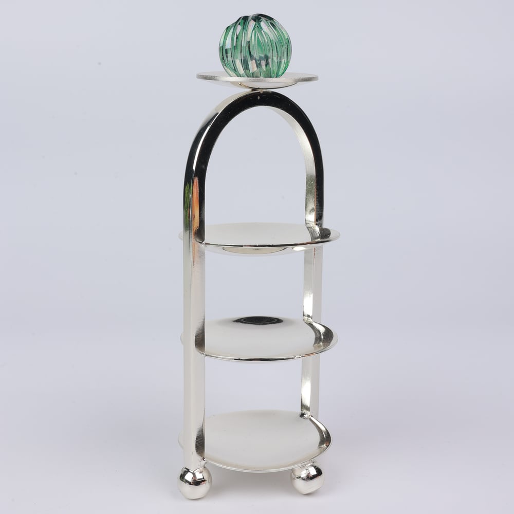 Select Gl 3 Layer Xxs Macaron Stand 16X5 Cm Mor Yeşil