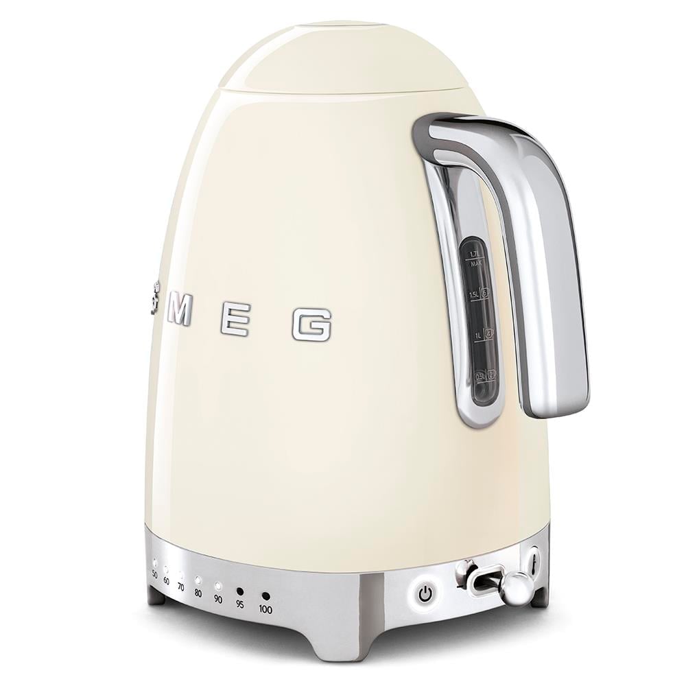 Smeg Klf04Creu Krem Isı Ayarlı Kettle