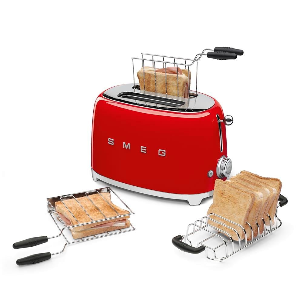 Smeg Tsf01Rdeu Kırmızı 2X1 Ekmek Kızartma