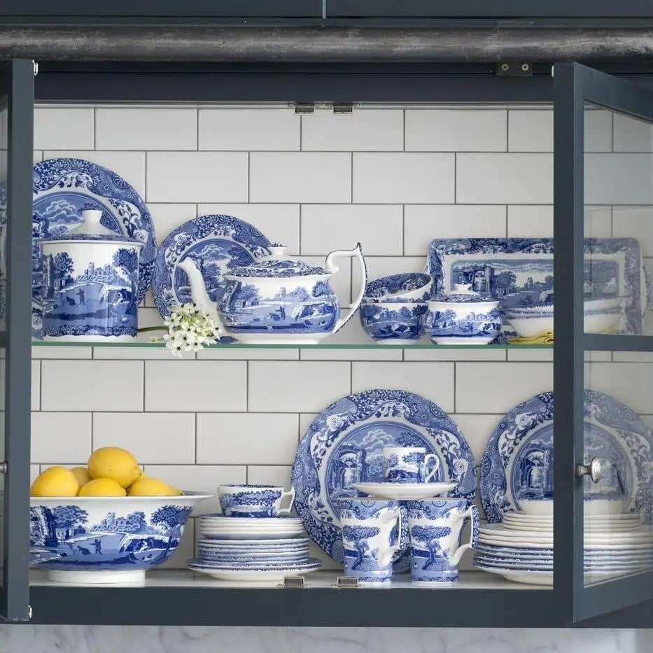 Spode Blue Italıan Ayaklı Kase 12 Cm