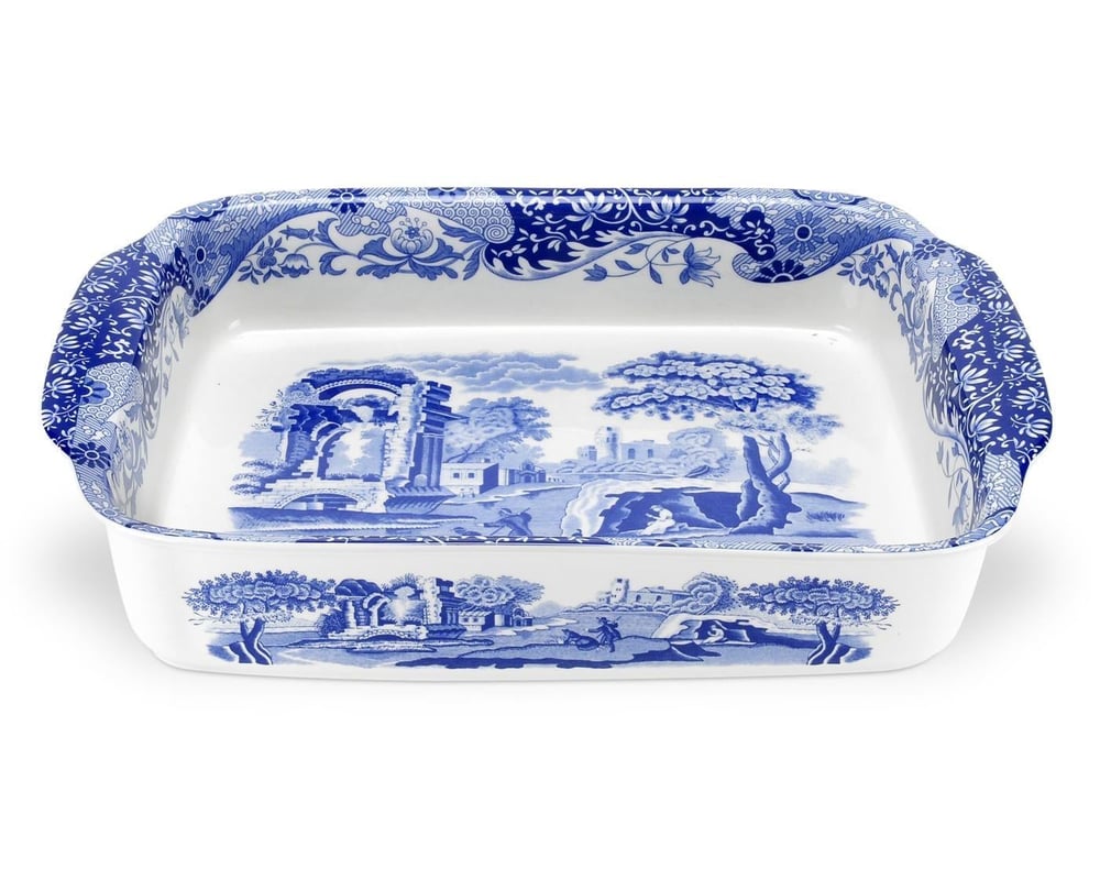 SPODE BLUE ITALIAN DİKD FIRIN SERVİS 30*24 CM