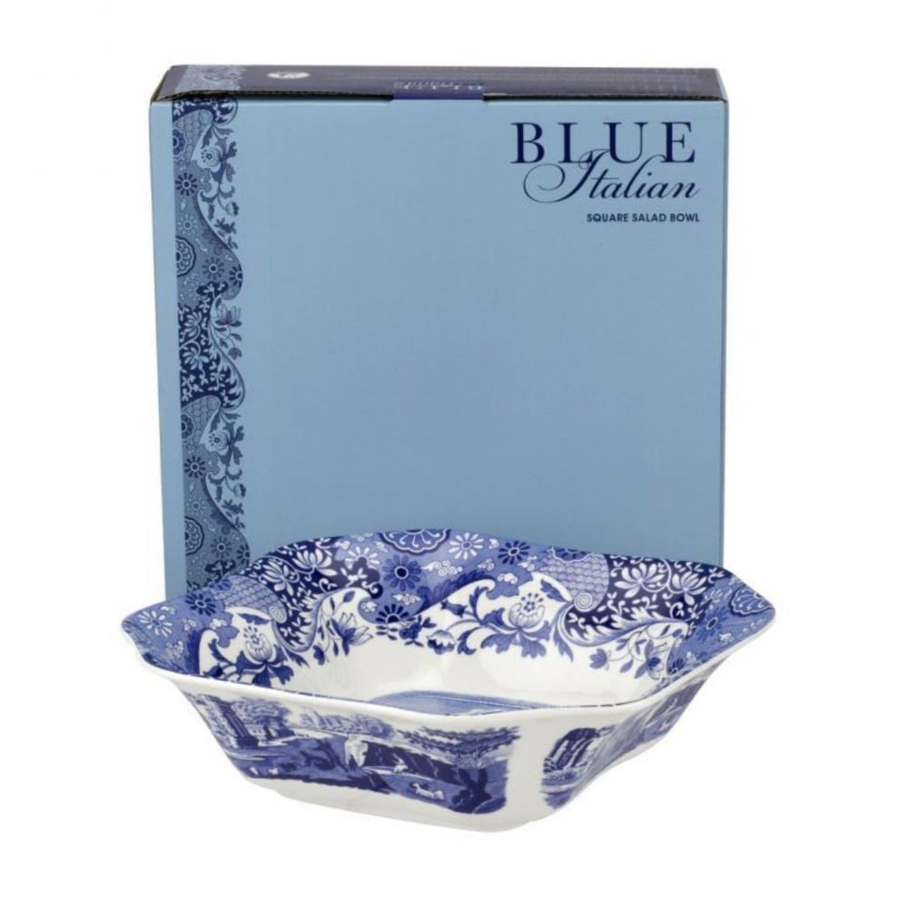 Spode Blue Italıan Salata Servıs Kare 24Cm