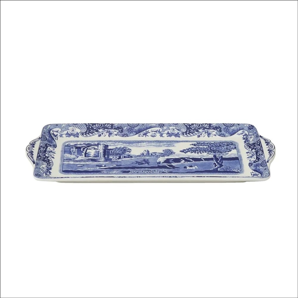 Spode Blue Italıan Sandwich Tepsi 33 Cm