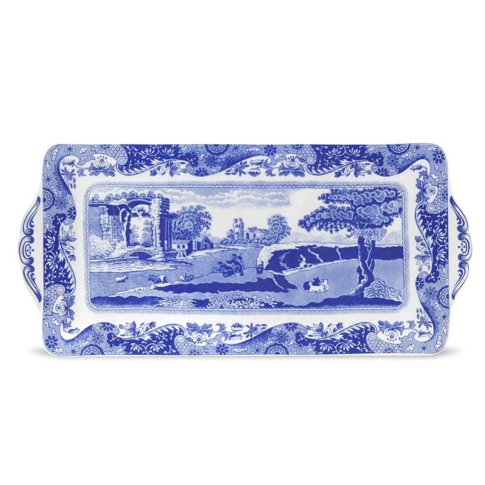 Spode Blue Italıan Sandwich Tepsi 33 Cm