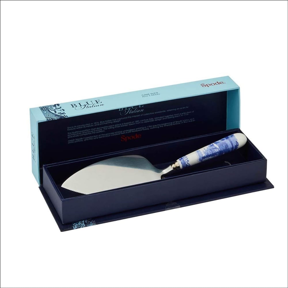 Spode Rw.Blı.1104-X Blue Italıan Cake Slice