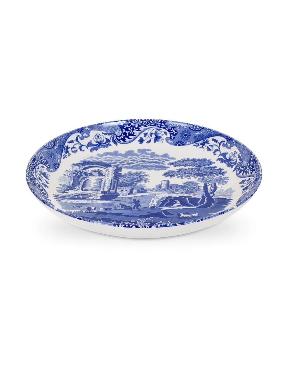 SPODERW.BLI.3887 BLUE ITALIAN MAKARNA TABAĞI 30 CM