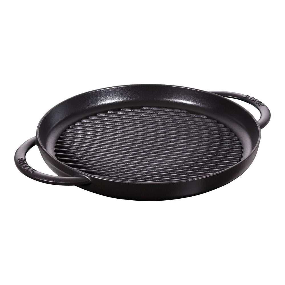 Staub 405115210 Döküm Izgara/Çıft Kulp Sıyah 30 Cm