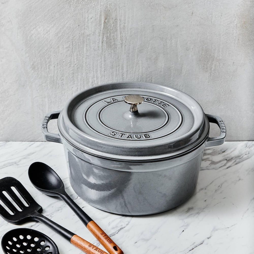 Staub La Cocotte Döküm Tencere Grafit Gri 24 Cm 3,7 L Yuvarlak