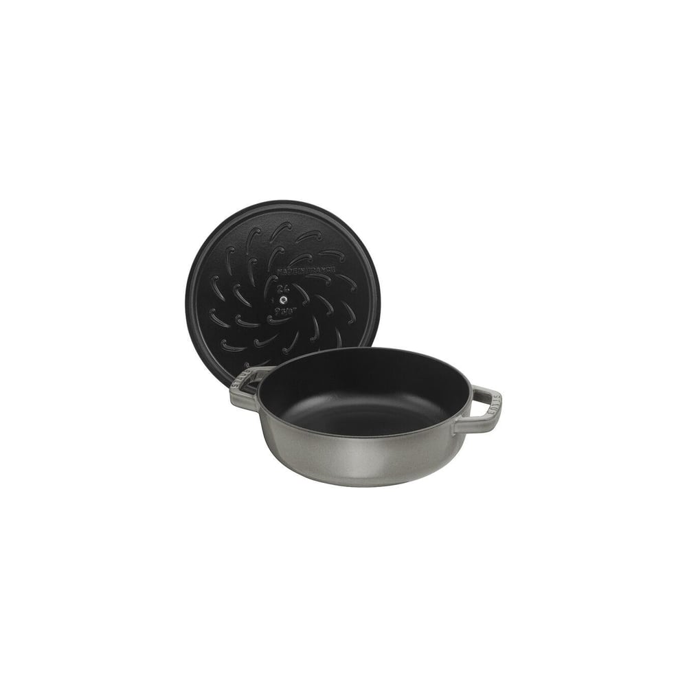Staub La Cocotte Sote Tenceresi Chistera Döküm Demir 28 Cm Grafit Gri