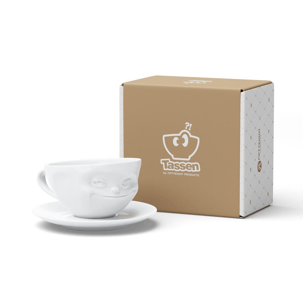 Tassen Grinning Beyaz Çay Fincanı 200 Ml