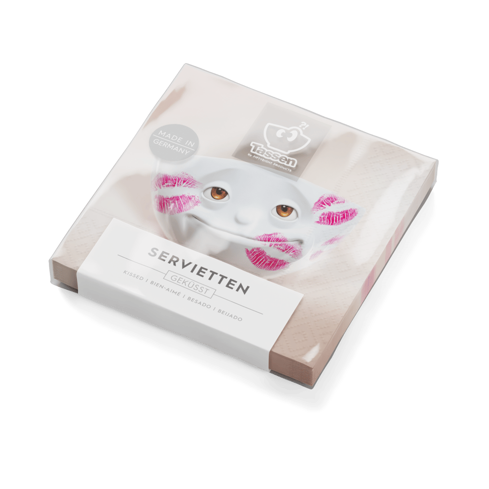 Tassen Kağıt Peçete Öpücüklü