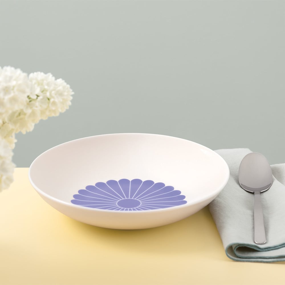 Vb Fleur Bleu - Cukur Tabak, 24 Cm, Mavı