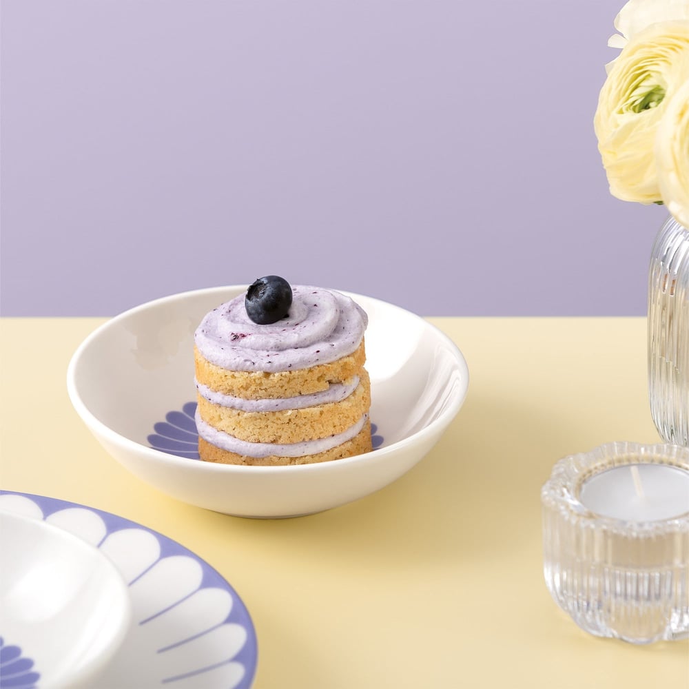 Vb Fleur Bleu - Komposto/salata Kasesı, 13 Cm, Mavı