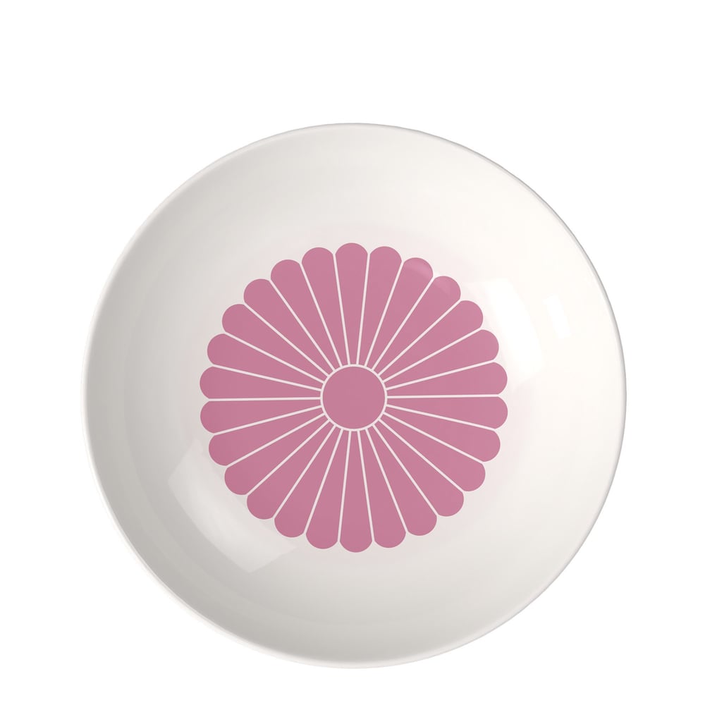 Vb Fleur Cassıs - Cukur Tabak, 24 Cm, Pembe