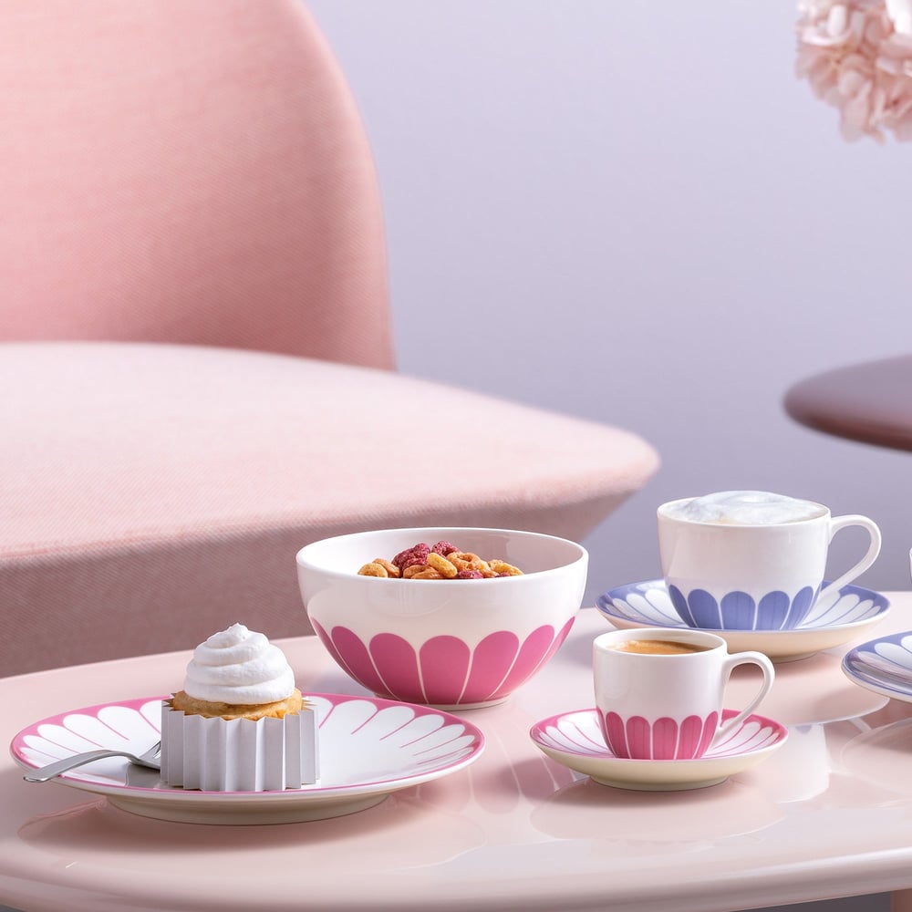 Vb Fleur Cassıs - Komposto/salata Kasesı, 14 Cm, Pembe