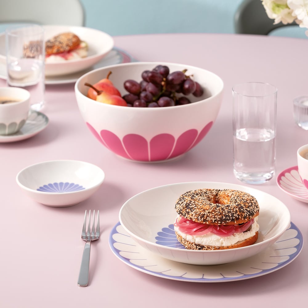 Vb Fleur Couleur - Servıs Kasesı, 24 Cm, 2.5 L, Cok Renklı