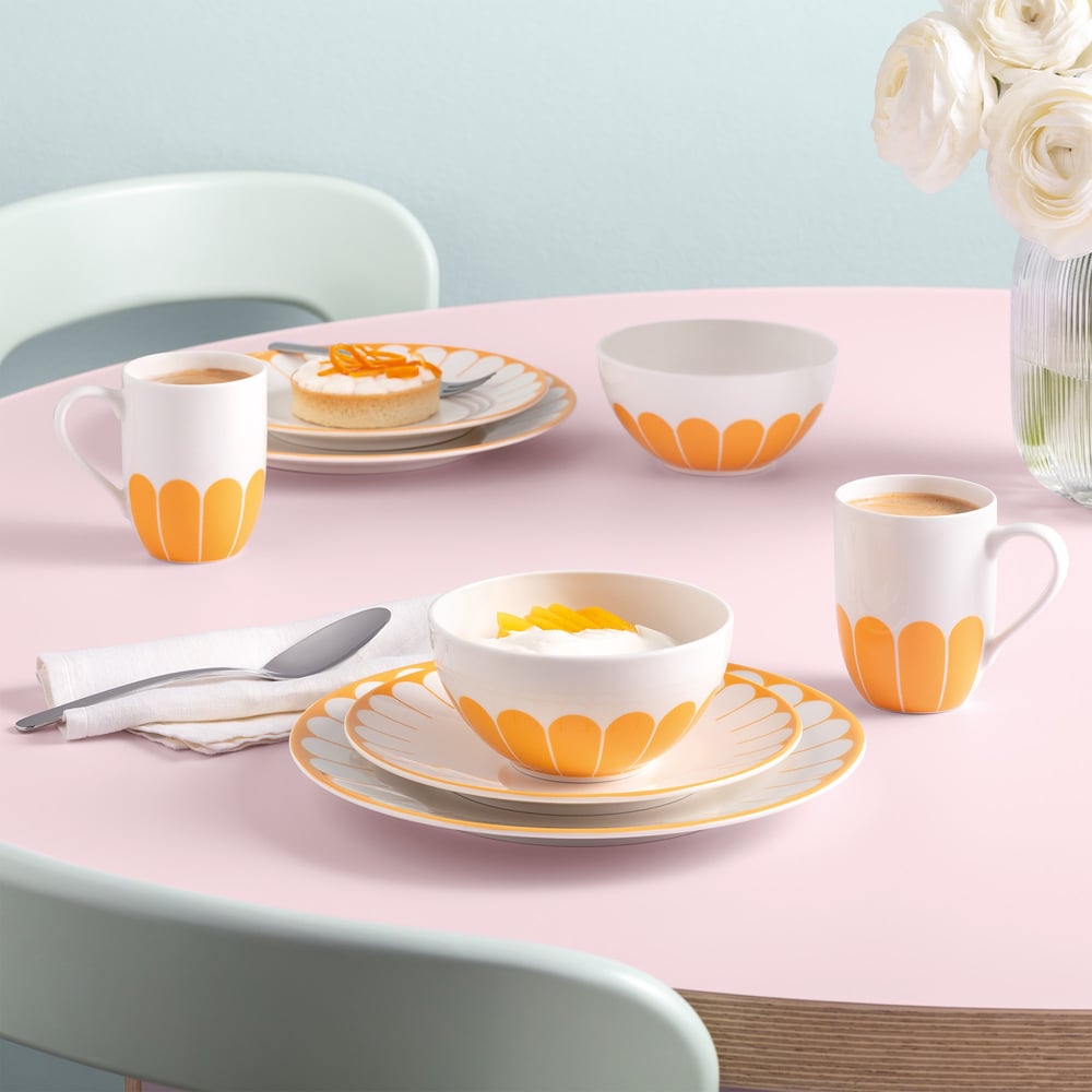 Vb Fleur Soleıl - Komposto/salata Kasesı, 14 Cm, Turuncu