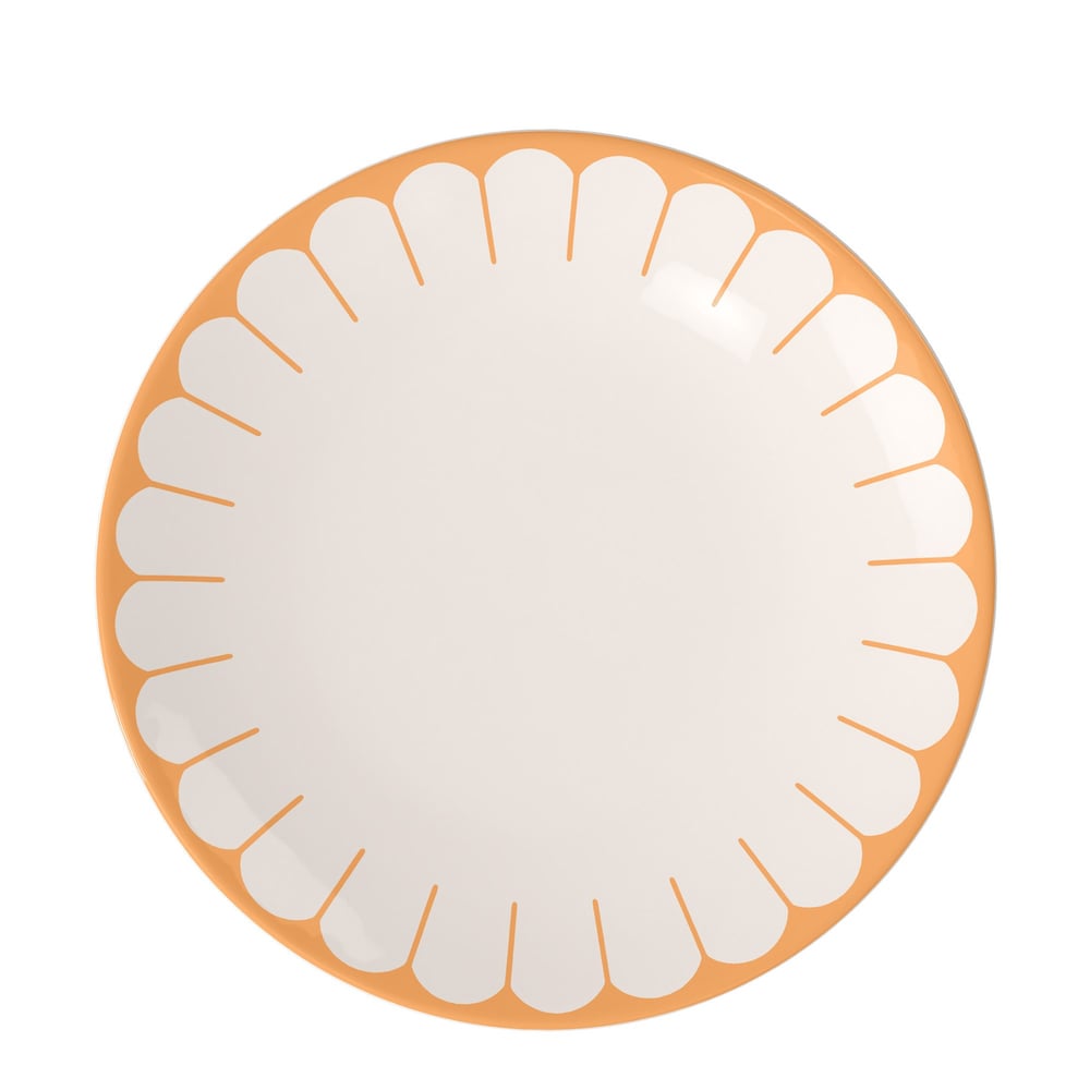 Vb Fleur Soleıl - Yemek Tabagı, 26,5 Cm, Turuncu