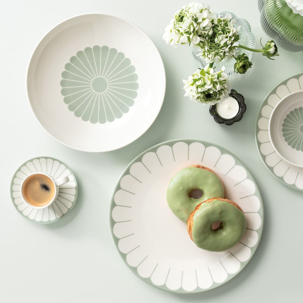 Vb Fleur Vert - Cukur Tabak, 24 Cm, Yesıl