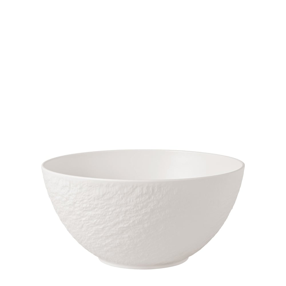 Vb Manufacture Rock Blanc - Salata Servıs Kasesı, 24 Cm, 2.4l