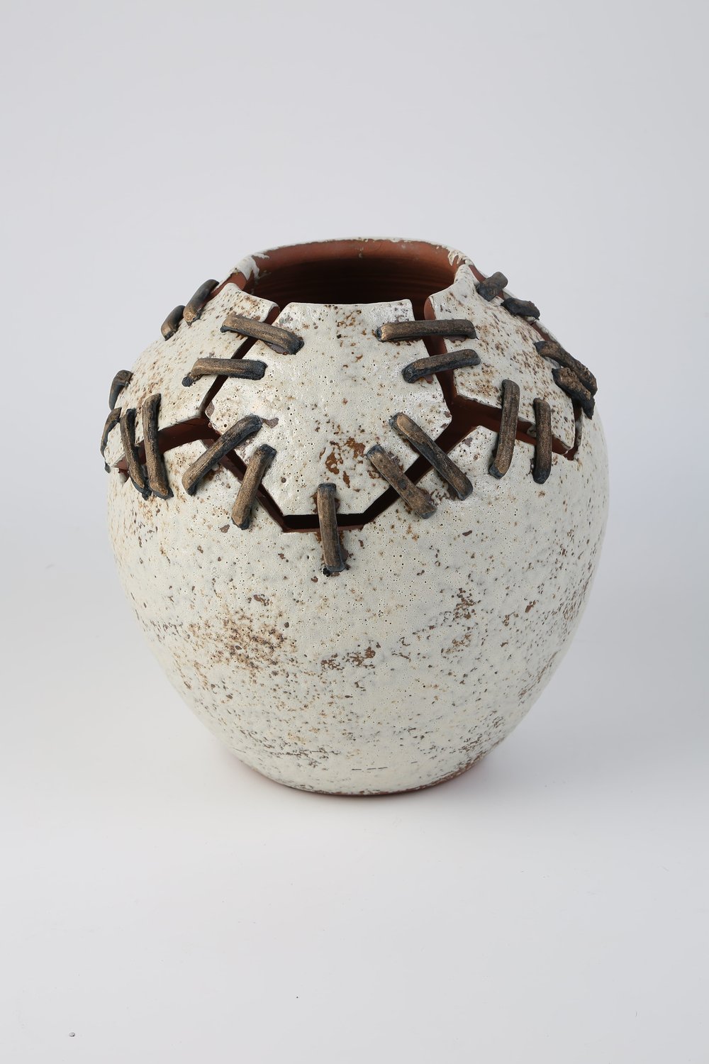 Vitale Seramik Yamalı Küp 24.3*24.3*26 Cm