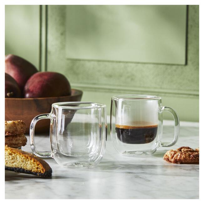 Zwıllıng 395001100 Çift Camlı Kulplu 2 Li Espresso Bardak Seti 80 Ml
