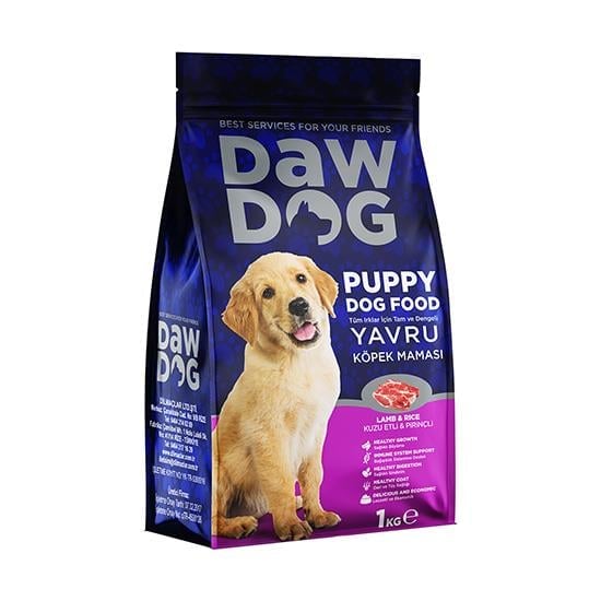 DawDog 1 Kg Yavru Köpek Maması Kuzu Etli Pirinçli