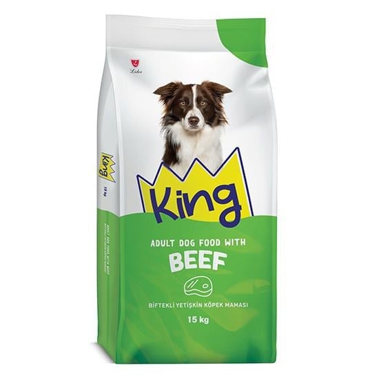King Biftekli Yetişkin Köpek Maması 15 KG