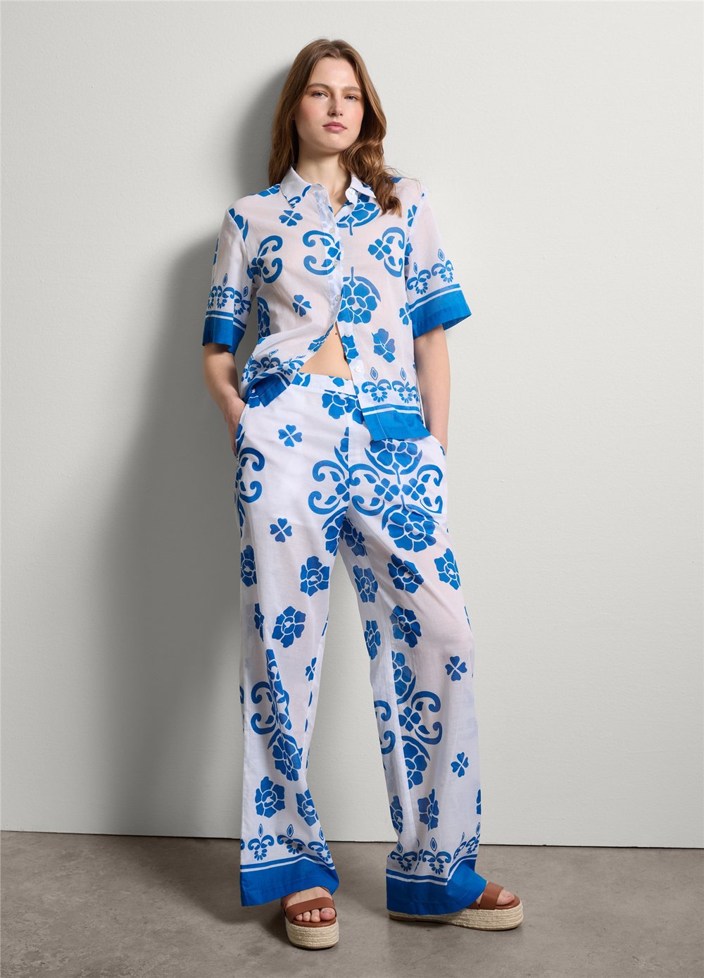 Baskılı Regular Fit Pantolon