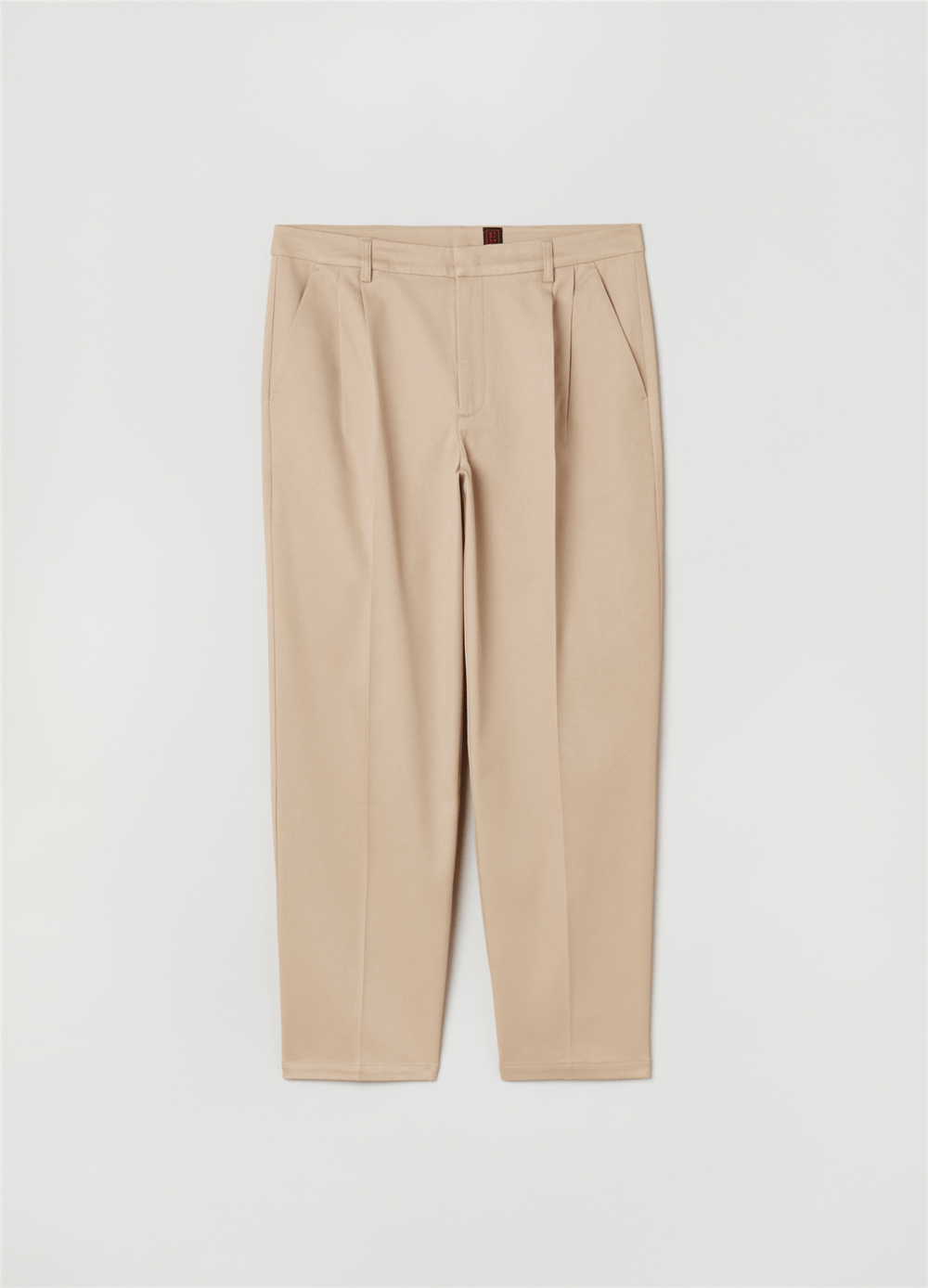 Bol Kesim Bej Chino Pantolon