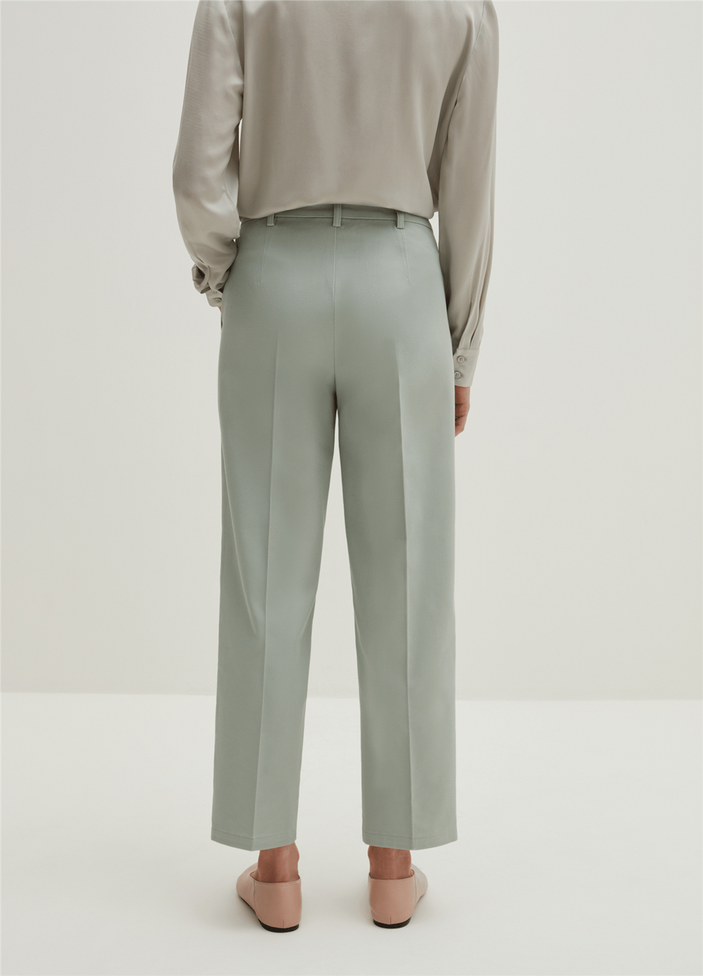 Bol Kesim Mint Chino Pantolon