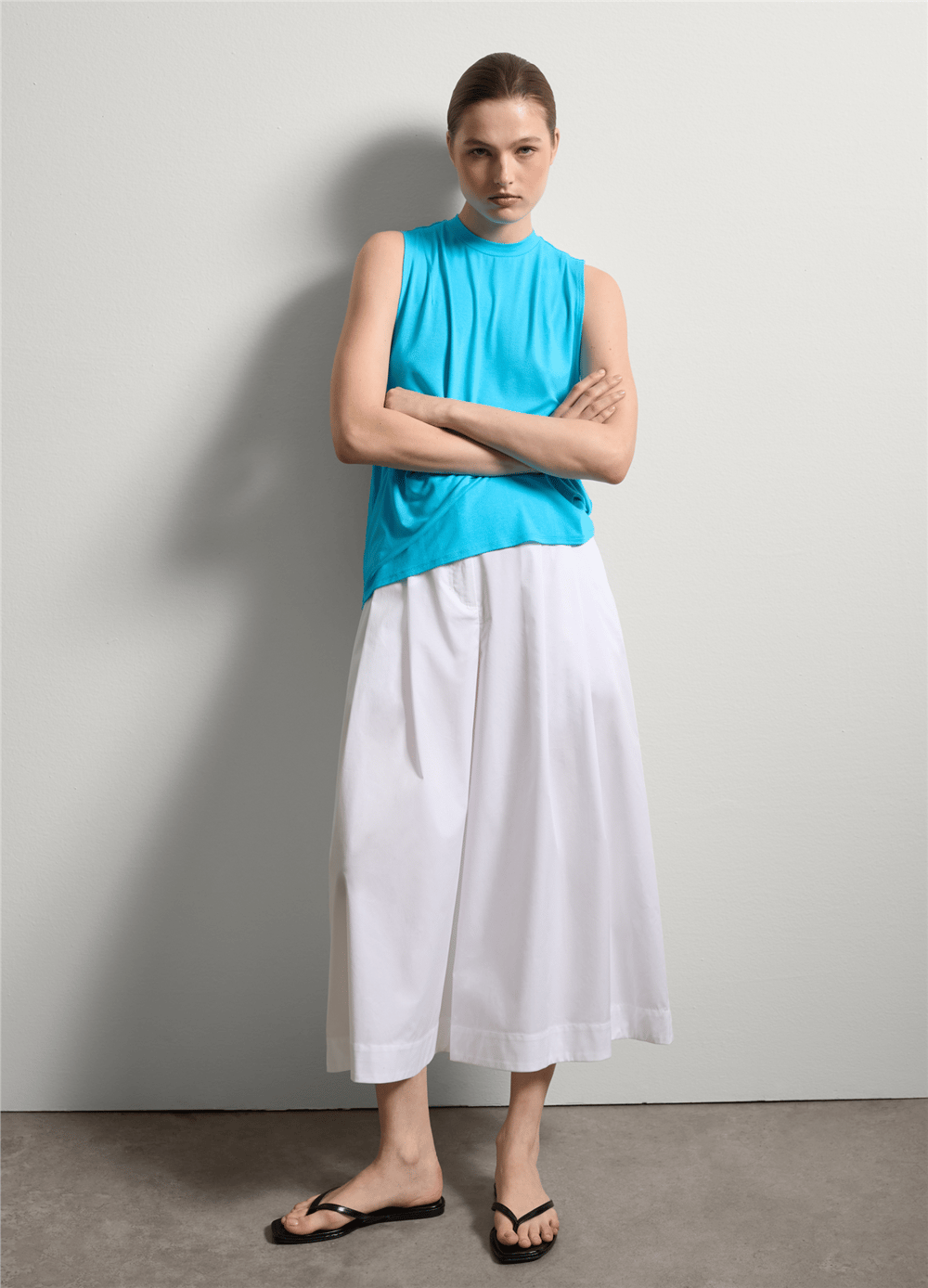 Boxy Fit Mavi Atlet